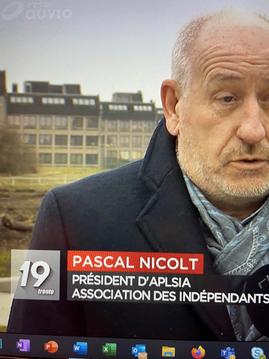 Pascal Niclot au JT de 19h30 - La Une 24 01 2023