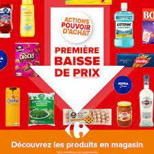 Carrefour lance une nouvelle vague de baisses de prix "pouvoir d'achat" 