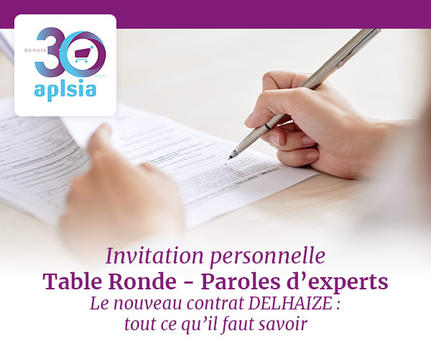 Invitation Table Ronde - Parole d'experts le 6/11 : tout ce que vous devez savoir sur le nouveau contrat Delhaize !